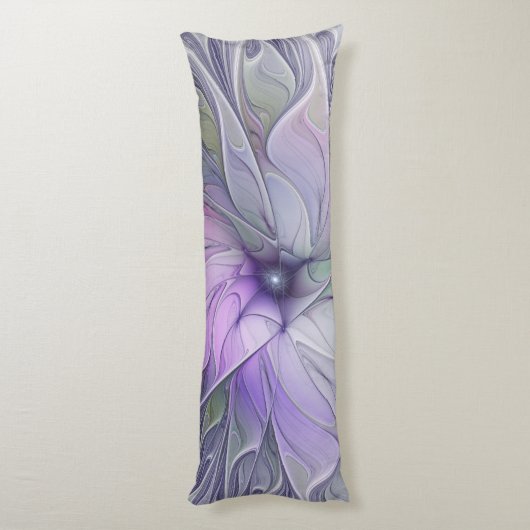 Verbluffende schoonheid Moderne Abstracte fractale Lichaamskussen (Achterkant (Verticaal))