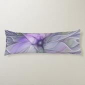 Verbluffende schoonheid Moderne Abstracte fractale Lichaamskussen (Voorkant)