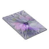 Verbluffende schoonheid Moderne Abstracte fractale Notitieboek (Rechterzijde)