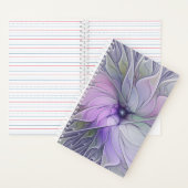 Verbluffende schoonheid Moderne Abstracte fractale Notitieboek (Binnen)