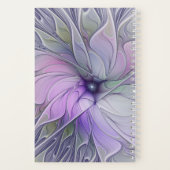 Verbluffende schoonheid Moderne Abstracte fractale Notitieboek (Achterkant)