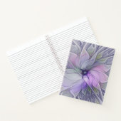 Verbluffende schoonheid Moderne Abstracte fractale Notitieboek (Binnen)