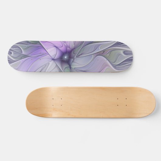 Verbluffende schoonheid Moderne Abstracte fractale Persoonlijk Skateboard (Horizontaal)