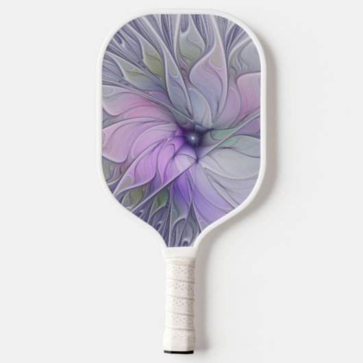 Verbluffende schoonheid Moderne Abstracte fractale Pickleball Paddle (Achterkant)