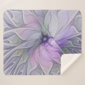 Verbluffende schoonheid Moderne Abstracte fractale Sherpa Deken (Voorkant (horizontaal))