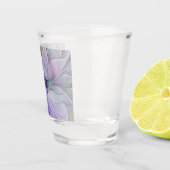 Verbluffende schoonheid Moderne Abstracte fractale Shot Glas (Rechts)