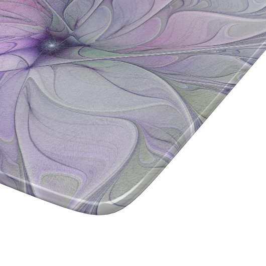 Verbluffende schoonheid Moderne Abstracte fractale Snijplank (Hoek)