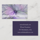 Verbluffende schoonheid Moderne Abstracte fractale Visitekaartje (Voorkant / Achterkant)