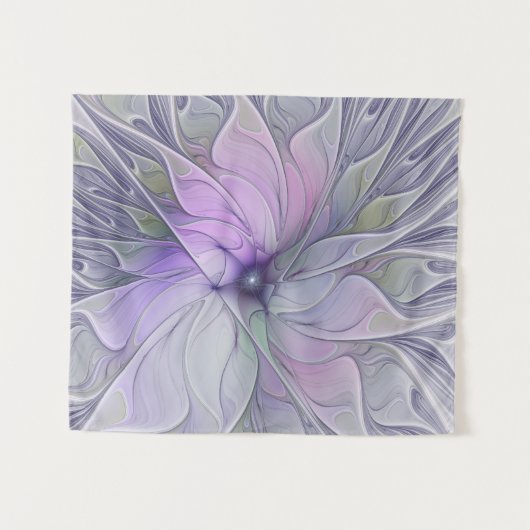 Verbluffende schoonheid Moderne Abstracte fractale Wandkleed (Voorkant (horizontaal))