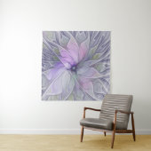 Verbluffende schoonheid Moderne Abstracte fractale Wandkleed (In Situ (horizontaal))