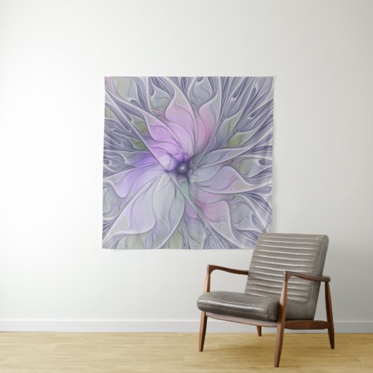 Verbluffende schoonheid Moderne Abstracte fractale Wandkleed (In Situ (horizontaal))