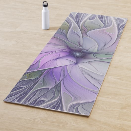Verbluffende schoonheid Moderne Abstracte fractale Yogamat (In situ)