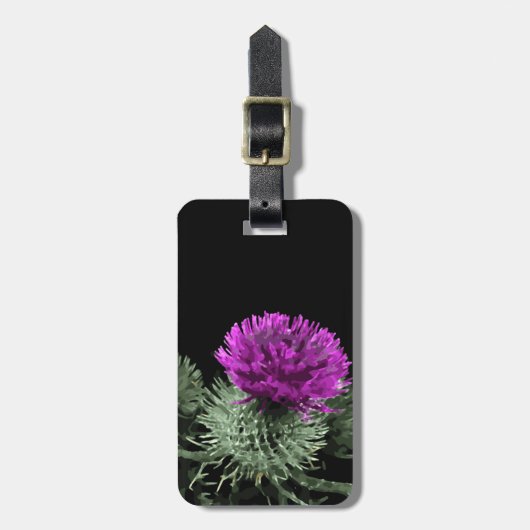 Verbluffende Schotse distel Bagagelabel (Voorkant verticaal)