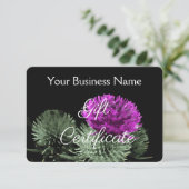 Verbluffende Schotse Thistle Cadeaubon (Staand voorkant)