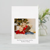 Verbluffende Scroll Font Merry Christmas Sjabloon (Staand Voorkant)