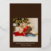 Verbluffende Scroll Font Merry Christmas Sjabloon (Voorkant)