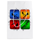 Verbluffende Scuba die stedelijke stijl duikt Medium Cadeauzakje (Voorkant)