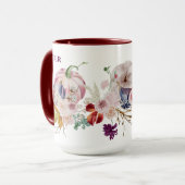 Verbluffende SISTER-Mok - Herfst pompoenen druppel Mok (Voorkant links)