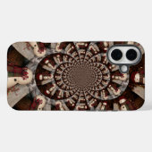 Verbluffende Sneeuwman Kaleidoscoop | Ingewikkelde Case-Mate iPhone Case (Achterkant (horizontaal))