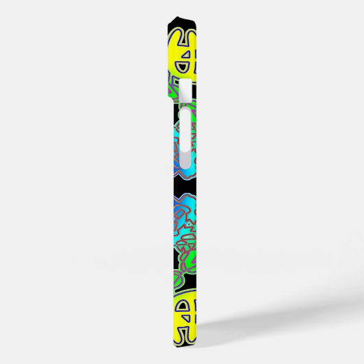 Verbluffende spectra glyph Case-Mate iPhone case (Achterkant / Links)