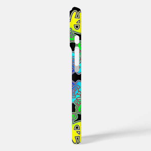 Verbluffende spectra glyph Case-Mate iPhone case (Achterkant / Links)