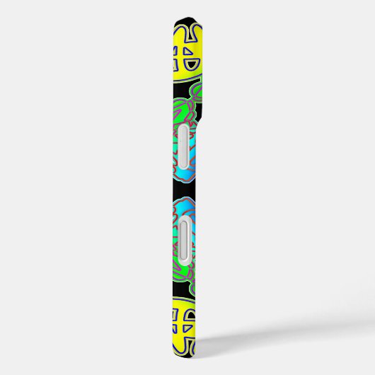 Verbluffende spectra glyph Case-Mate iPhone case (Achterkant / Rechts)