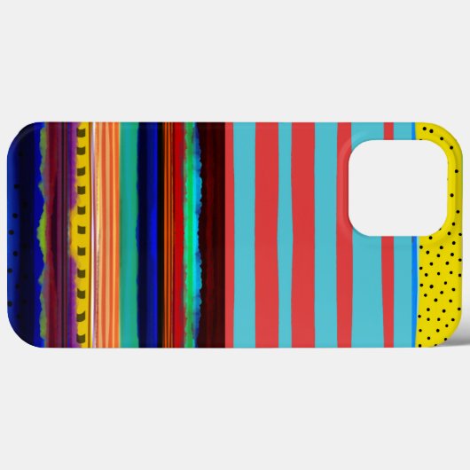 Verbluffende strepen RUPYDETEQUILA moderne kunst Case-Mate iPhone Case (Achterkant (horizontaal))