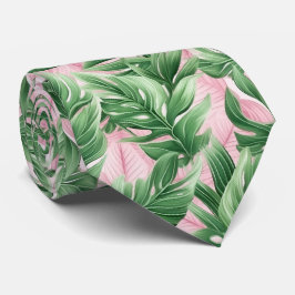 Verbluffende Stropdas met Exotic Leaves Pattern