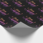 Verbluffende tekst in zwart-wit cadeaupapier (Hoek)