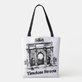 Verbluffende Tijdloze straten tas voor jou  (Achterkant)