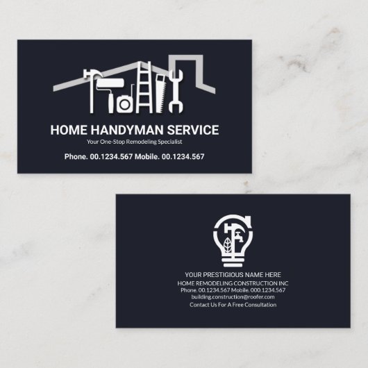 Verbluffende tools voor een dak-luidspreker visitekaartje (Voorkant / Achterkant)