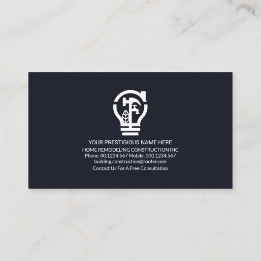 Verbluffende tools voor een dak-luidspreker visitekaartje (Achterkant)