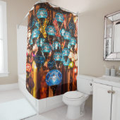 Verbluffende traditionele handgemaakte turkse lamp douchegordijn (In situ)