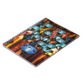 Verbluffende traditionele handgemaakte turkse lamp notitieboek (Linkerzijde)