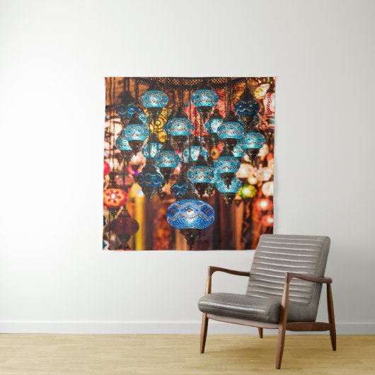 Verbluffende traditionele handgemaakte turkse lamp wandkleed (In situ)