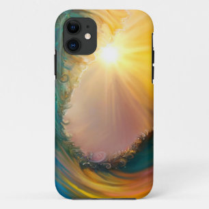 Verbluffende tropische golf bij zonsondergang Case-Mate iPhone case