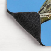 Verbluffende tropische kingbird op Blackberry Bran Muismat (Hoek)