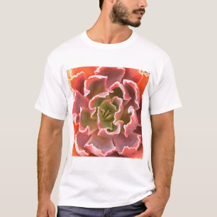 Verbluffende tuinroze roze tinten realistische kun t-shirt