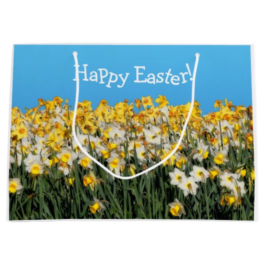 Verbluffende tweetone gifstoffen fotografie groot cadeauzakje (Voorkant)