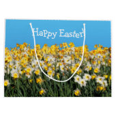 Verbluffende tweetone gifstoffen fotografie groot cadeauzakje (Achterkant)