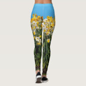 Verbluffende tweetone gifstoffen fotografie leggings (Achterkant)
