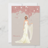 Verbluffende uitnodiging voor een bridal (Voorkant)