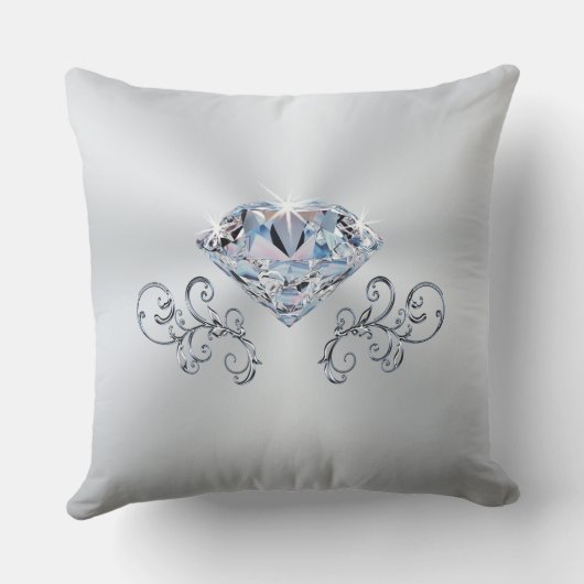 Verbluffende unieke 60e bruiloft Jubileum geschenk Kussen (Achterkant)