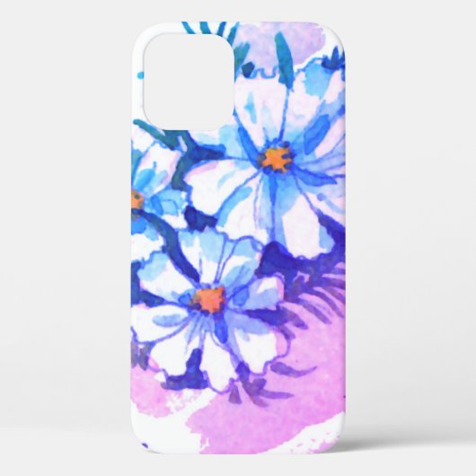 Verbluffende waterverf floraal Case-Mate iPhone case (Achterkant)