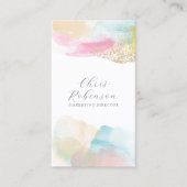 Verbluffende Waterverf veegt marketing promotie af Visitekaartje (Voorkant)