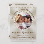 Verbluffende, weduwende FOTO-kaarten, Kaart (Voorkant / Achterkant)