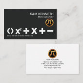 Verbluffende Wiskunde Symbolen wiskunde-technologi Visitekaartje (Voorkant / Achterkant)