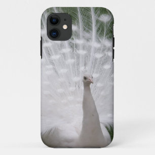 Verbluffende witte peacock (Peafowl) volledige plu Case-Mate iPhone Case