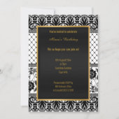 Verbluffende  witte ZWARTE Lace ALL OCCASION Kaart (Voorkant)