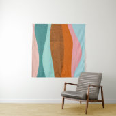 Verbluffende woestijn geïnspireerd op tapijt wandkleed (In Situ (horizontaal))